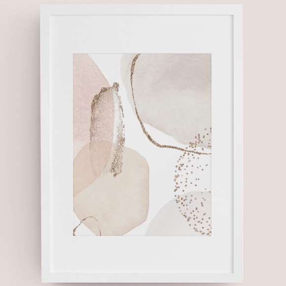 Other - Modern Abstract Shape Wall Art Print Unframed